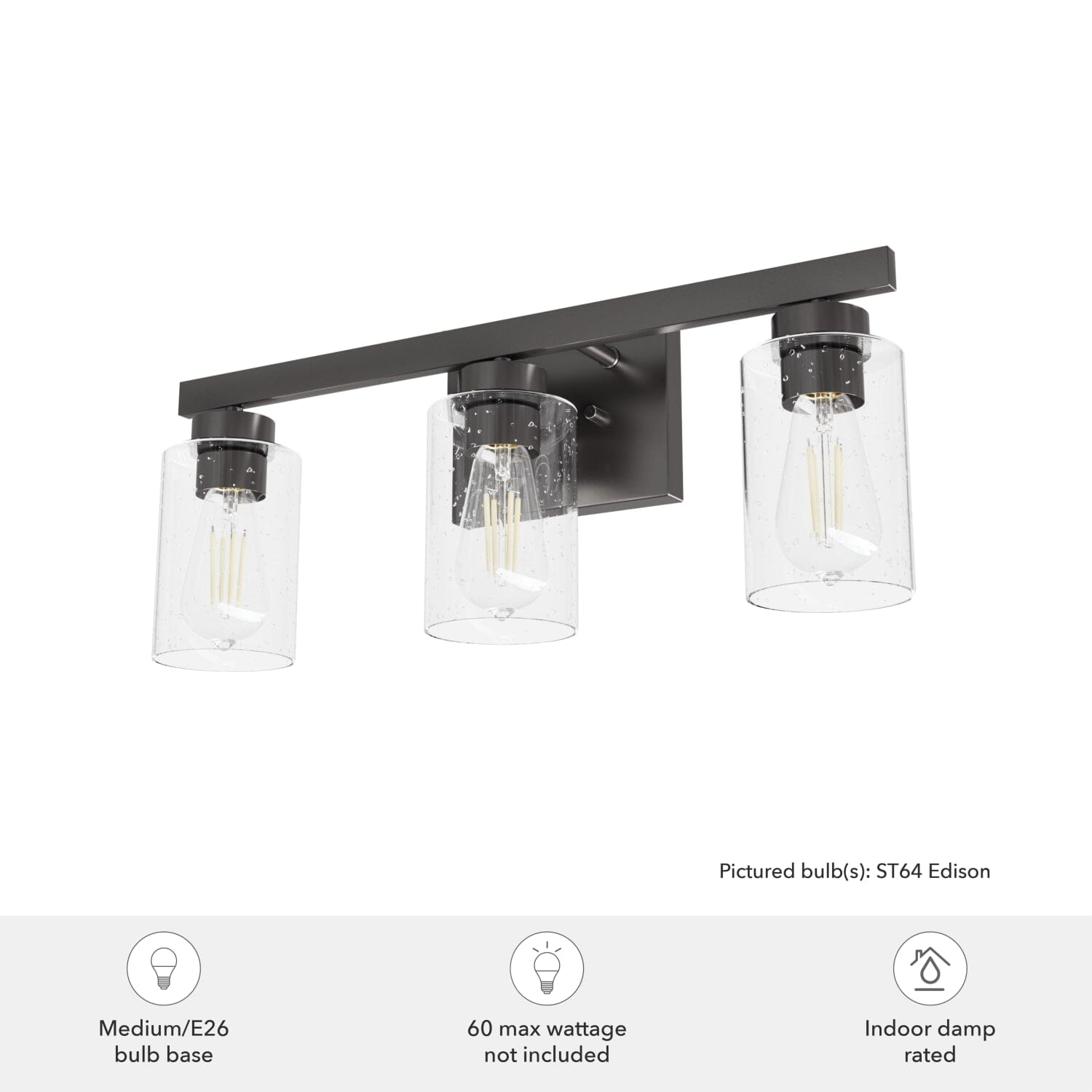 Hartland 3 Light Vanity - Image 5