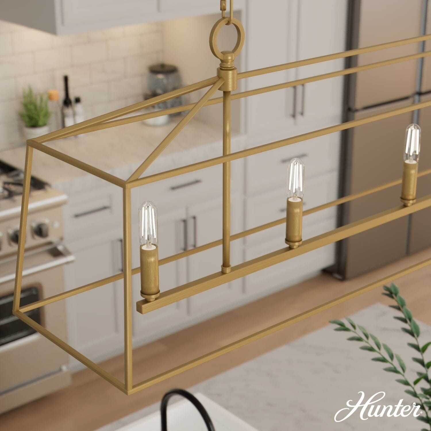 Fair Oaks 4 Light Linear Chandelier
