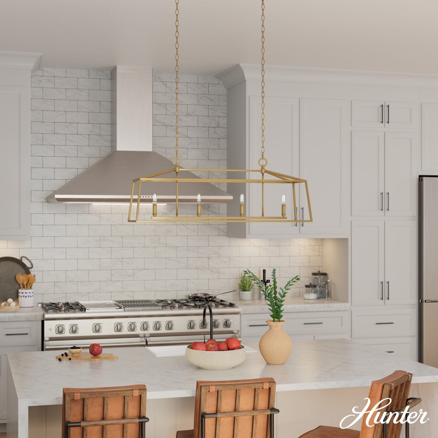 Fair Oaks 4 Light Linear Chandelier - Image 3