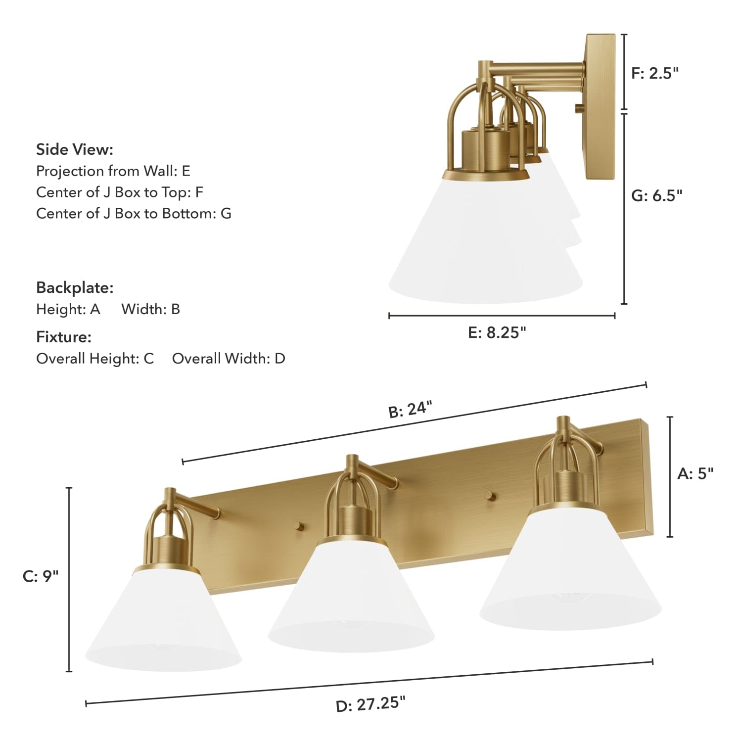 Carrington Isle 3 Light Vanity - Image 4