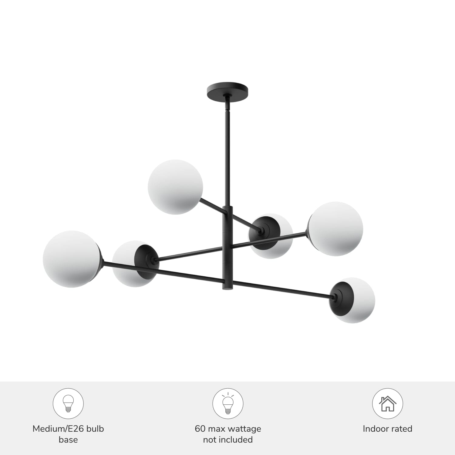 Hepburn 6 Light Extra Large 48 Inch Chandelier - Image 3