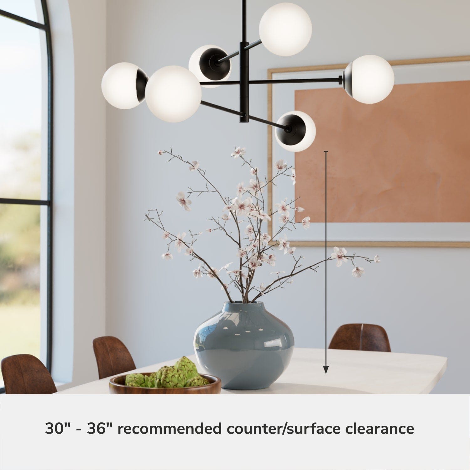 Hepburn 6 Light Extra Large 48 Inch Chandelier - Image 6