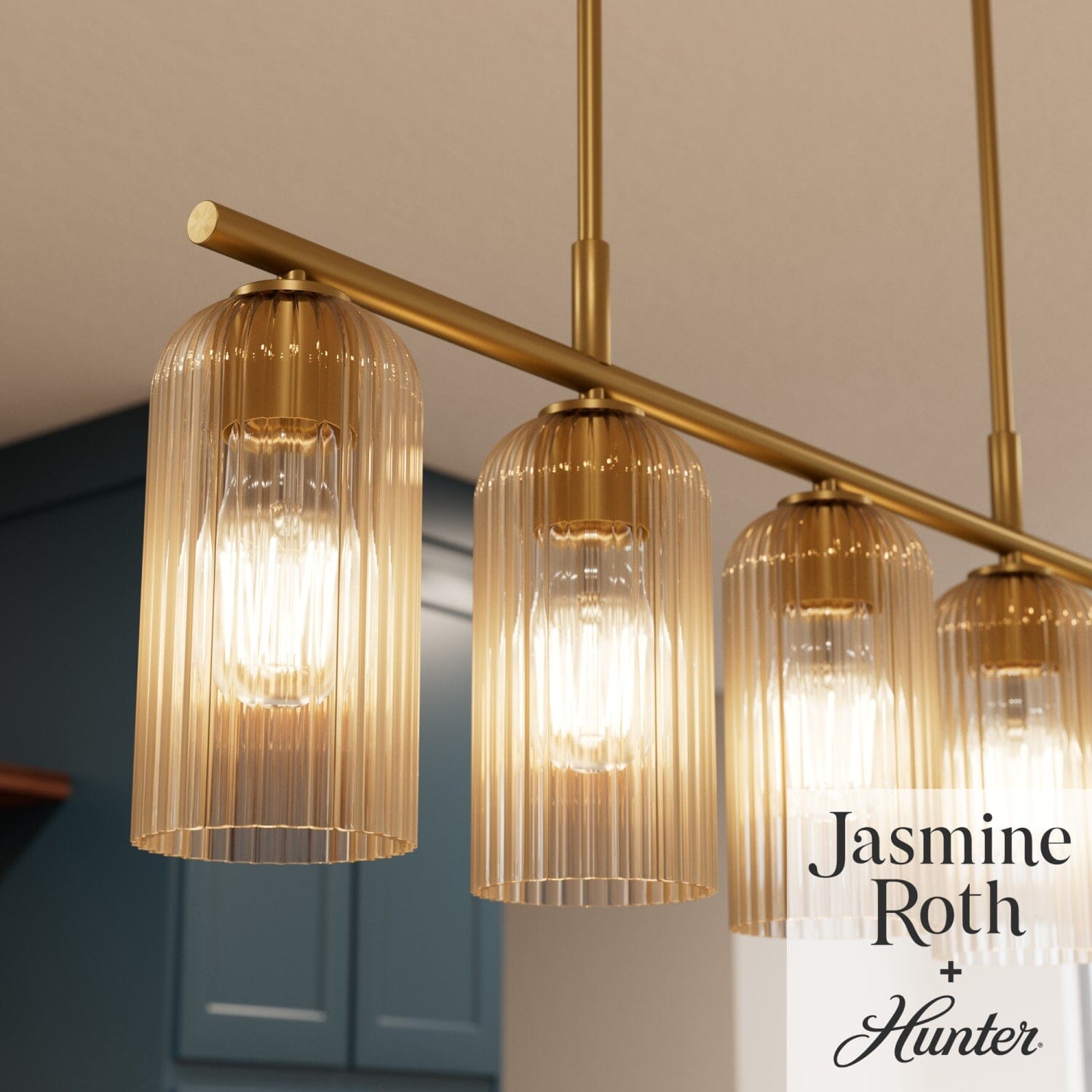 Beverly Glen Jasmine Roth 5 Light Medium 37 Inch Linear - Image 2