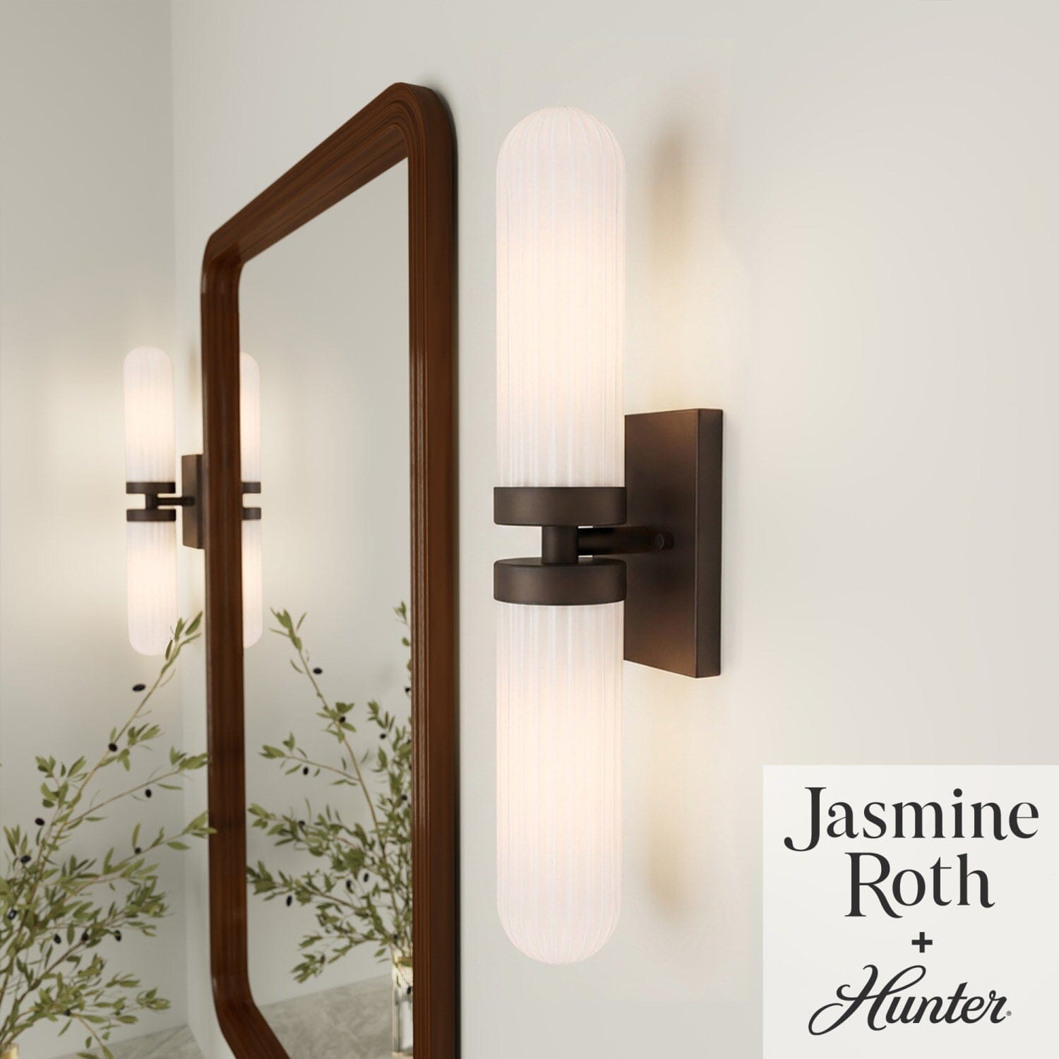 Beverly Glen Jasmine Roth 2 Light Medium 24 Inch Bath Vanity Sconce - Image 3