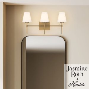 Camelia Stem Jasmine Roth 3 Light Vanity