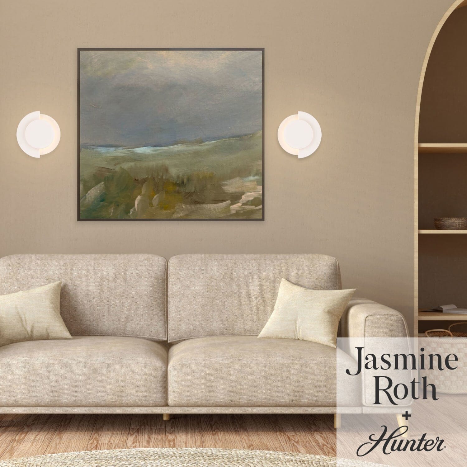 Opaline Crest Jasmine Roth LED 8 Inch Sconce - Image 3