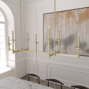 Briargrove Linear Chandelier 7 Light