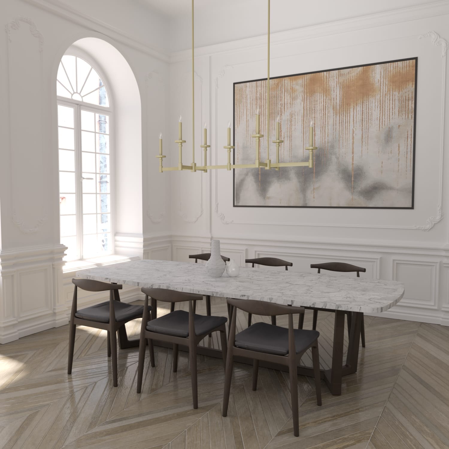 Briargrove Linear Chandelier 7 Light - Image 2