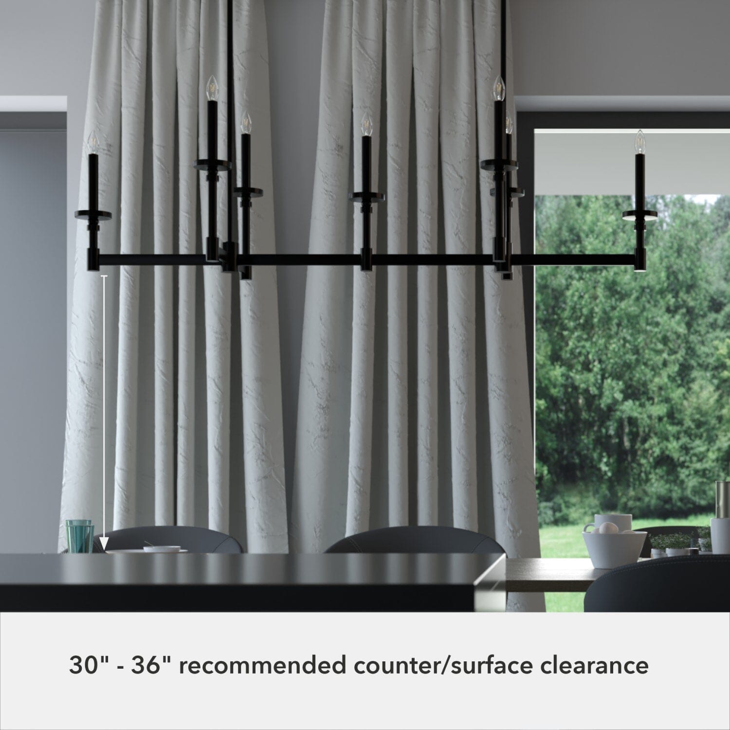 Briargrove 7 Light Linear Chandelier - Image 5