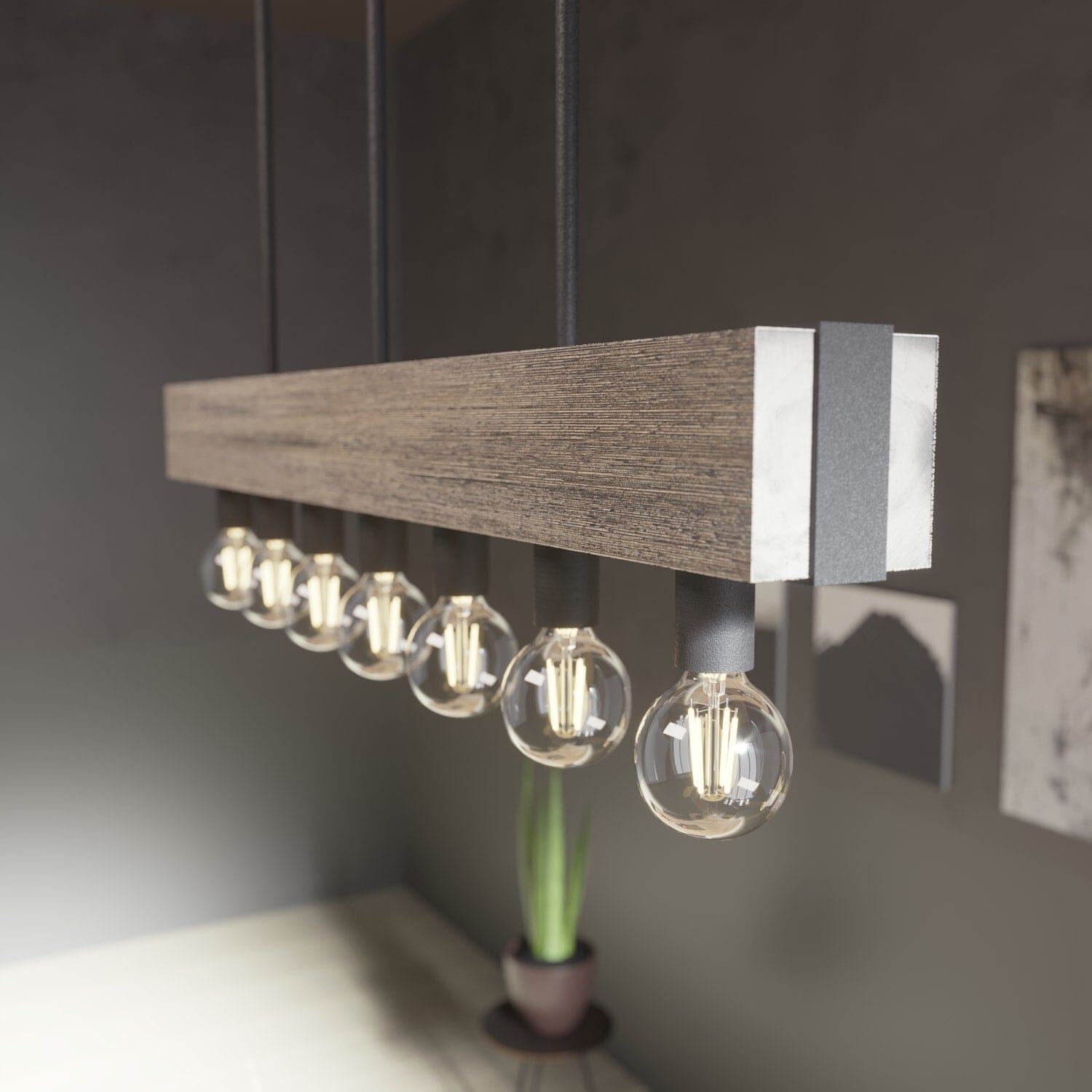 7 Light Donelson Linear Chandelier - Image 2