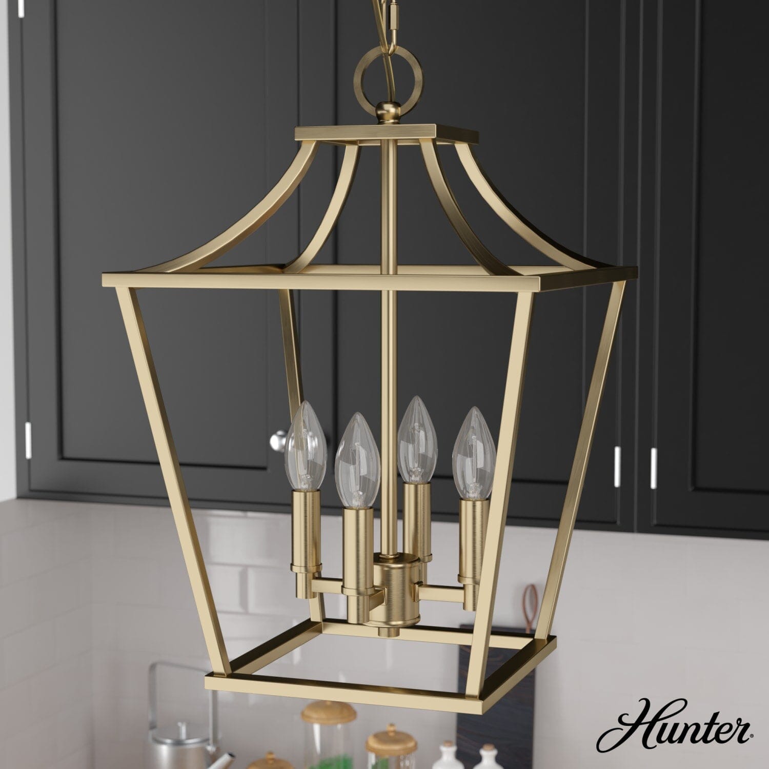 Laurel Ridge 4 Light Lantern Pendant 12 inch