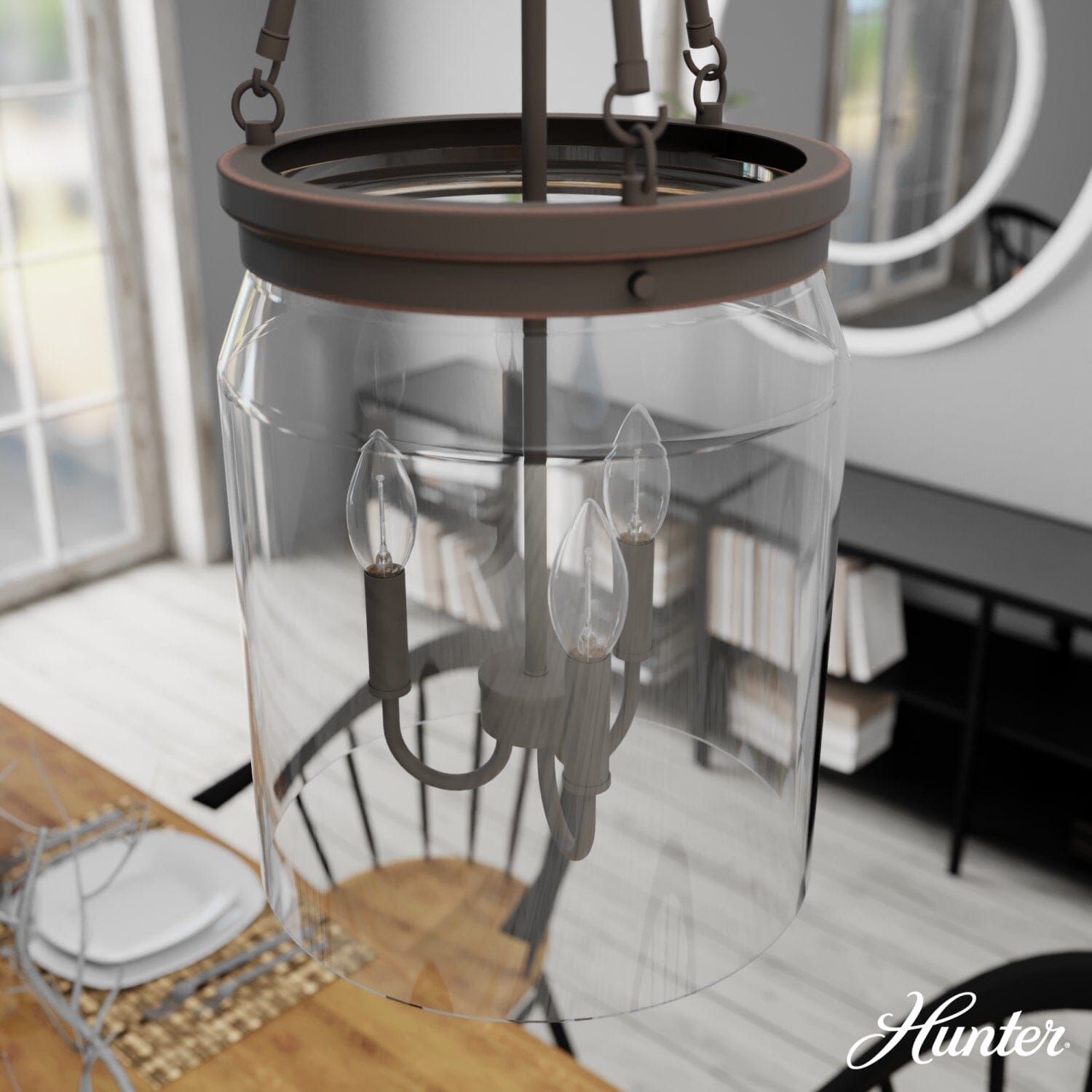 Devon Park 3 Light Pendant - Image 2