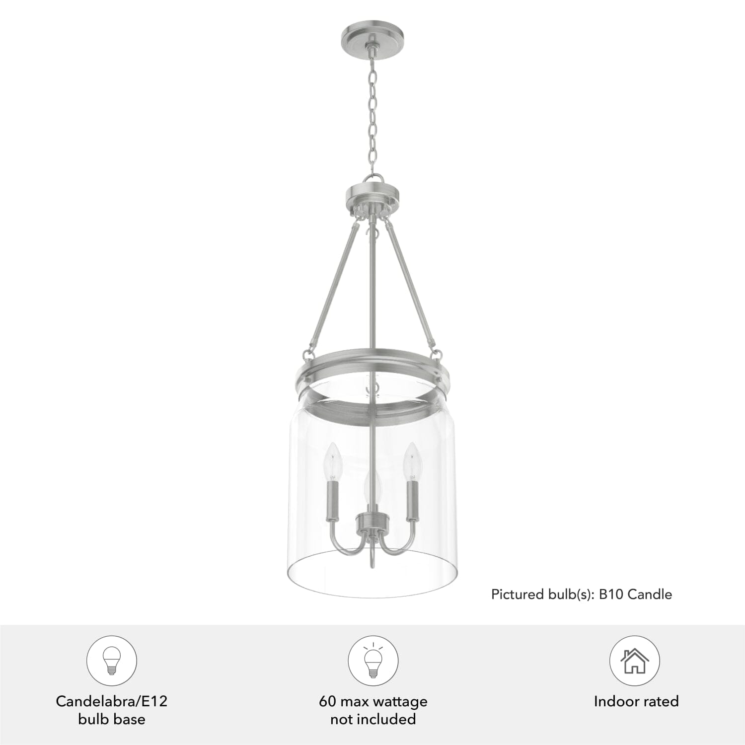 Devon Park 3 Light Pendant - Image 5