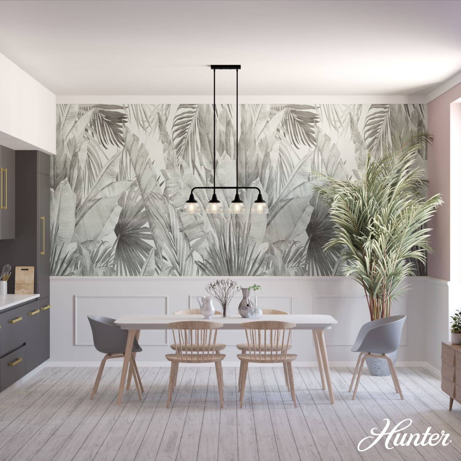 Cypress Grove 4 Light Linear Chandelier - Image 4