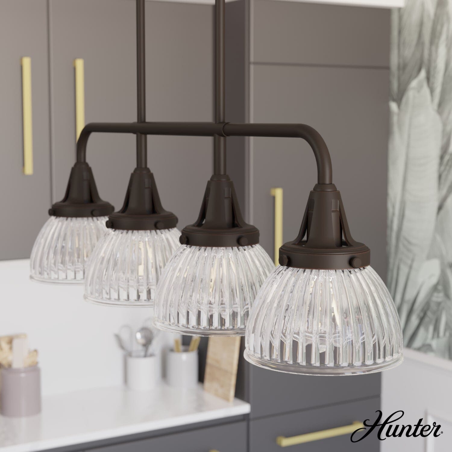 Cypress Grove 4 Light Linear Chandelier - Image 3