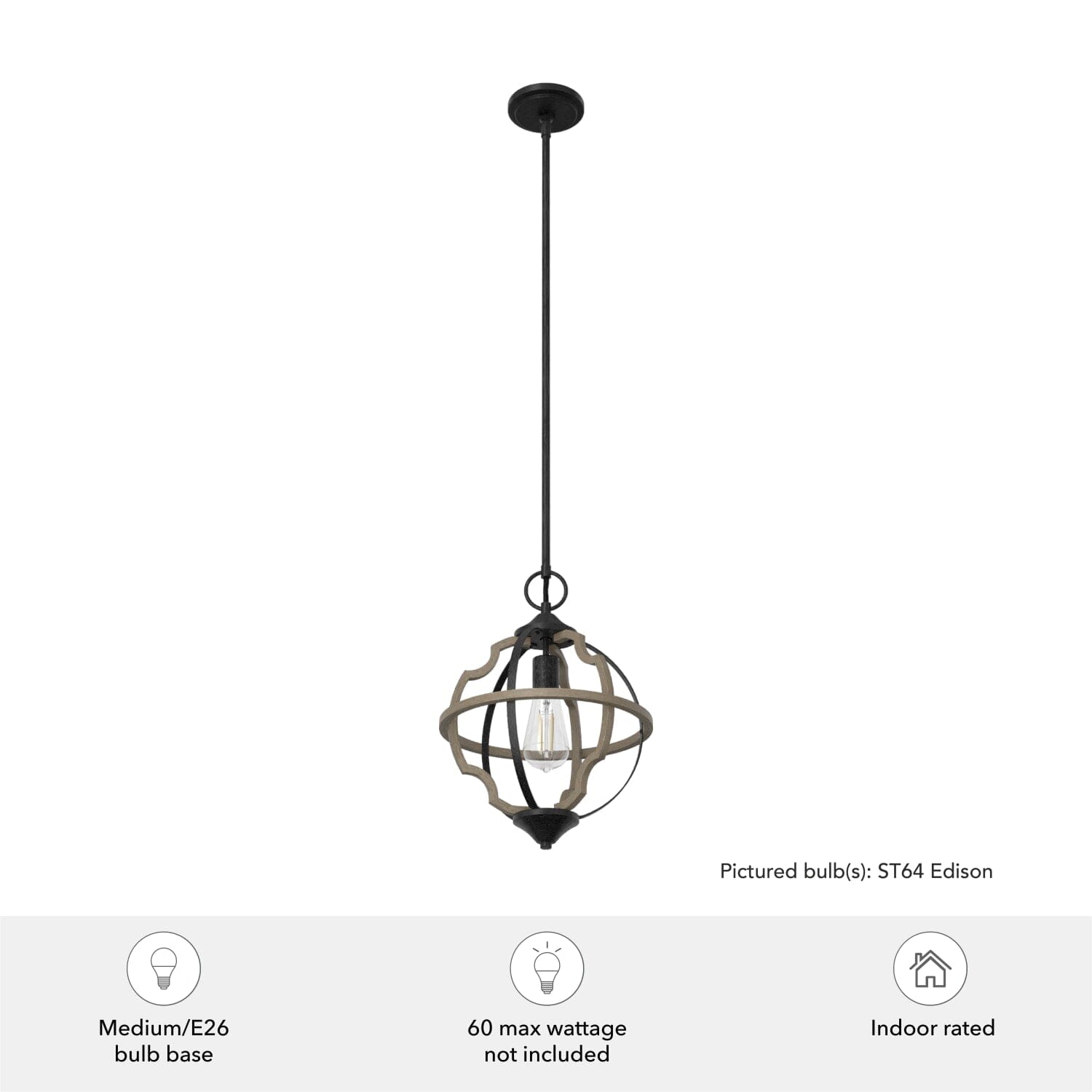 Stone Creek 1 Light Pendant - Image 5