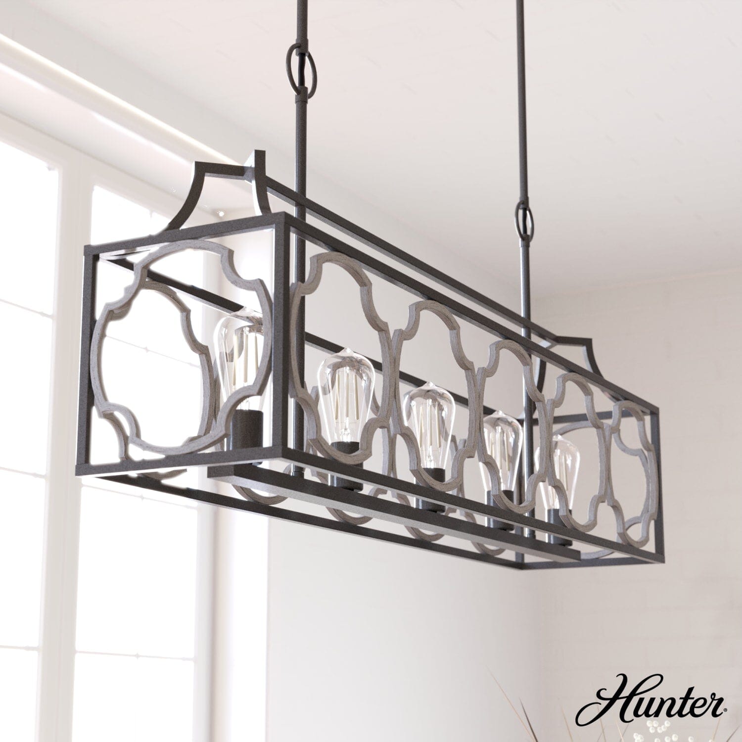 Stone Creek 5 Light Linear Chandelier - Image 2