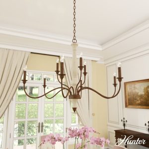 Teren 9 Light 2-Tier Chandelier