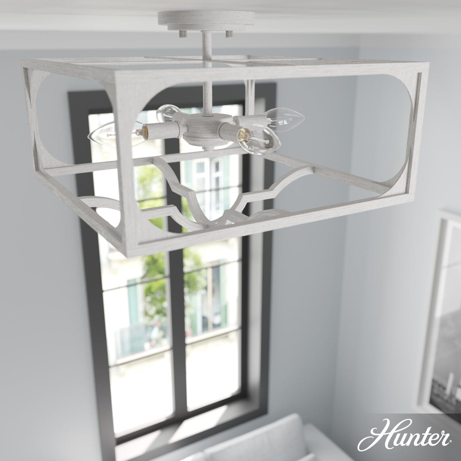 Highland Hill 4 Light Semi-Flush Mount - Image 3