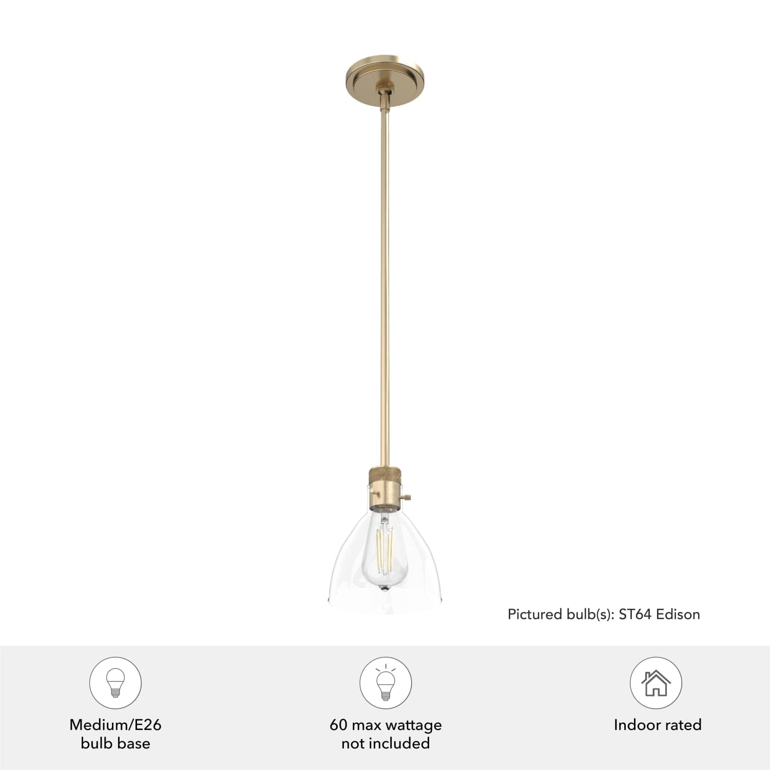 Van Nuys 1 Light Mini Pendant - Image 5
