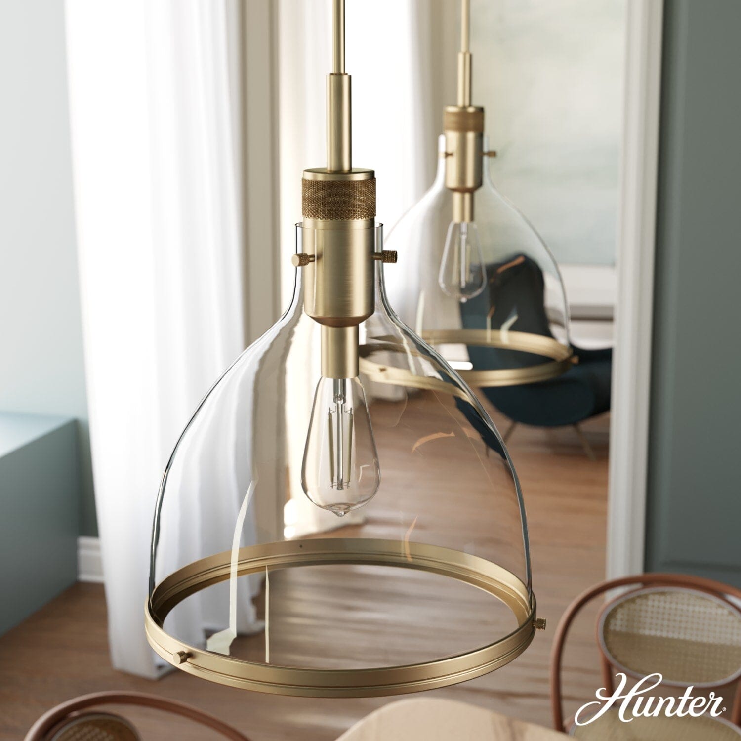 Van Nuys 1 Light Pendant 16 inch - Image 3
