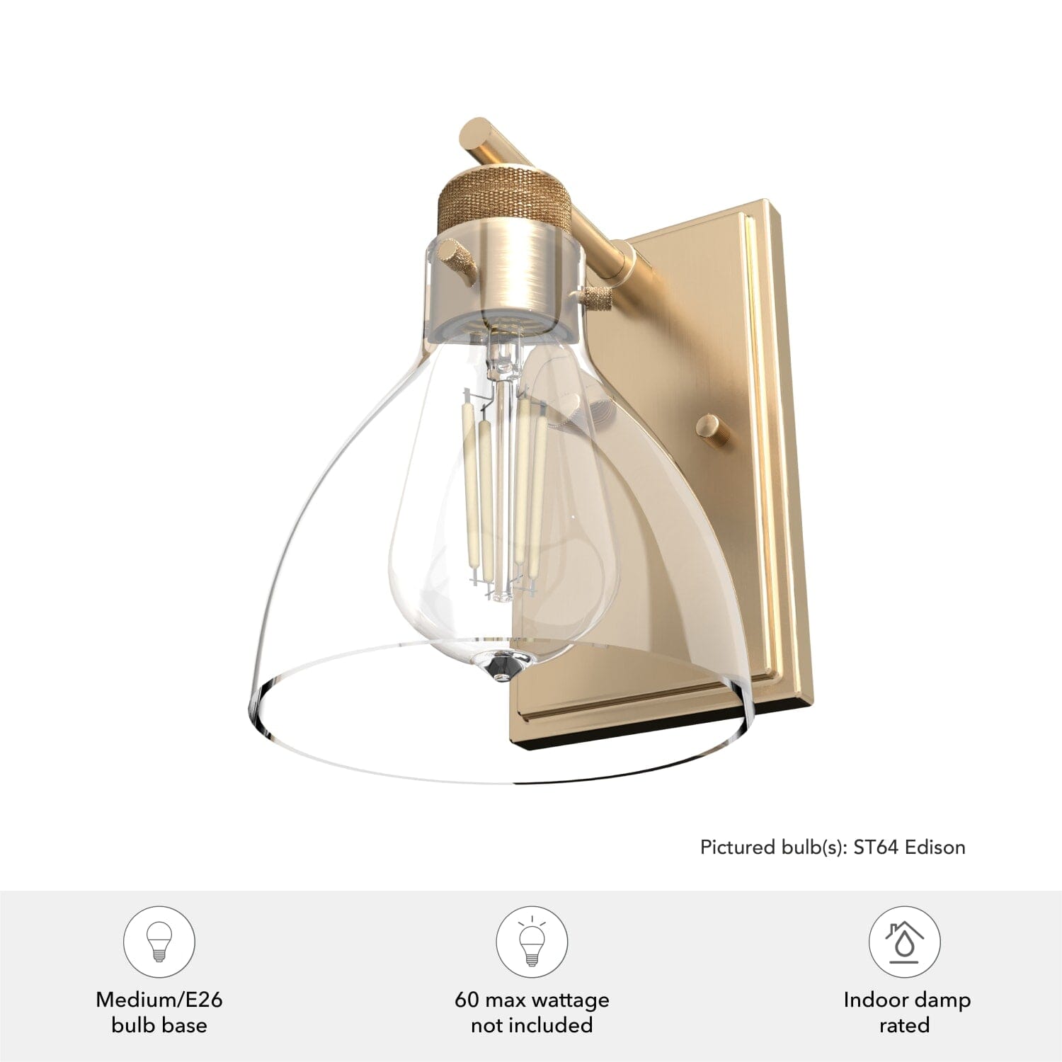 Van Nuys 1 Light Wall Sconce - Image 3