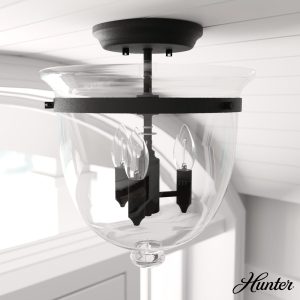 Belltown 3 Light Semi-Flush Mount