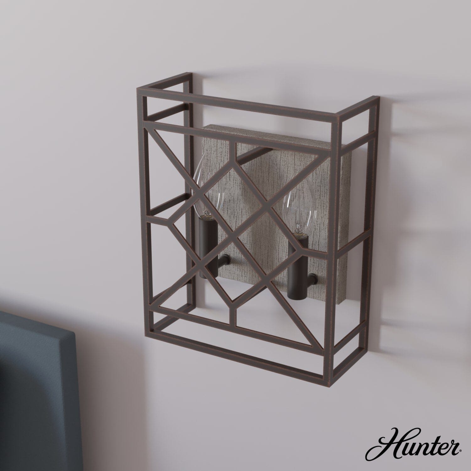 Langwood 2 Light Wall Sconce - Image 2