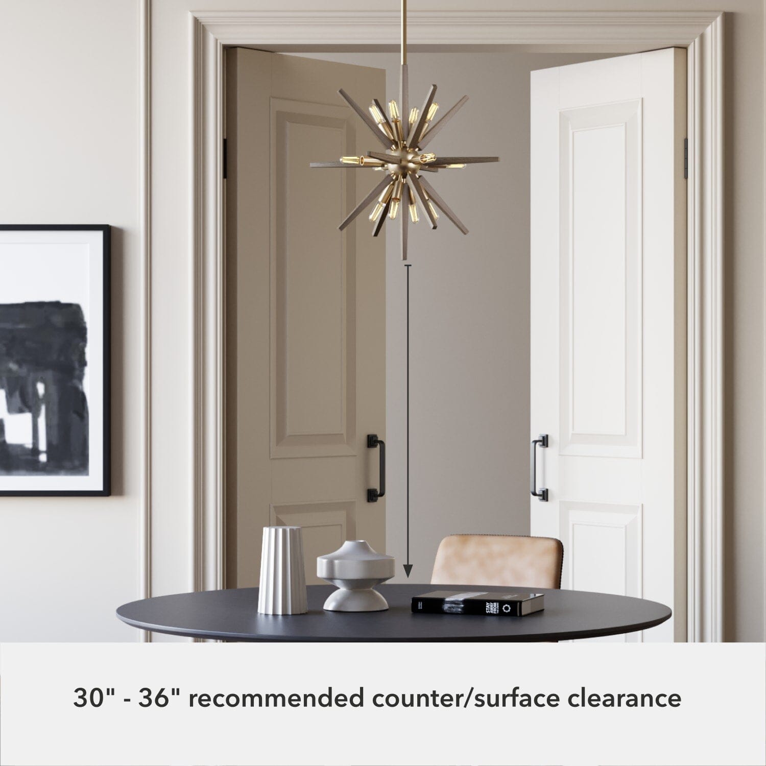 Jupiter Star 12 Light Pendant 18 inch - Image 5
