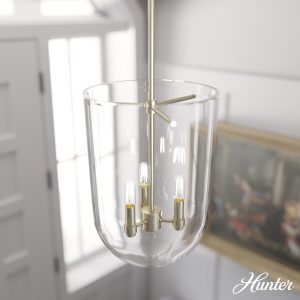 Sacha 3 Light Cloche Pendant