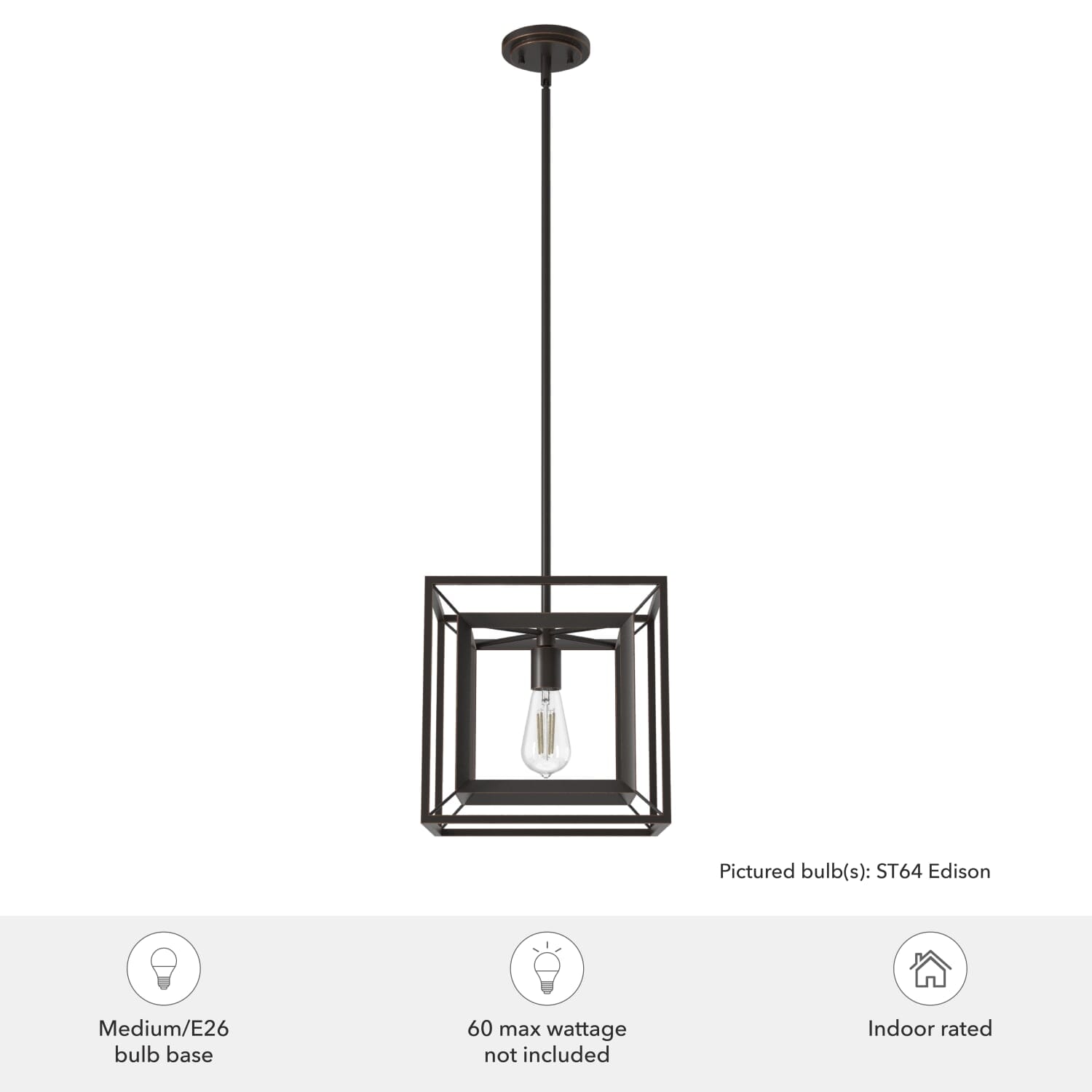 Doherty Pendant Convertible 1 Light 12 inch - Image 3