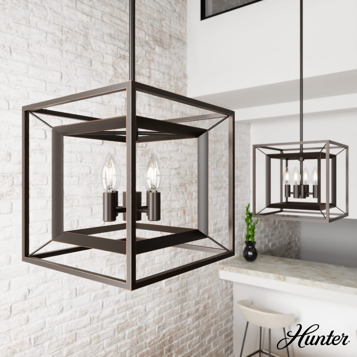 Doherty Convertible 4 Light Pendant 12 inch - Image 2