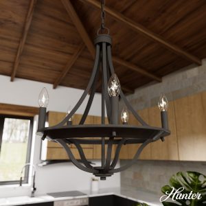 Perch Point Chandelier 5 Light 18 inch