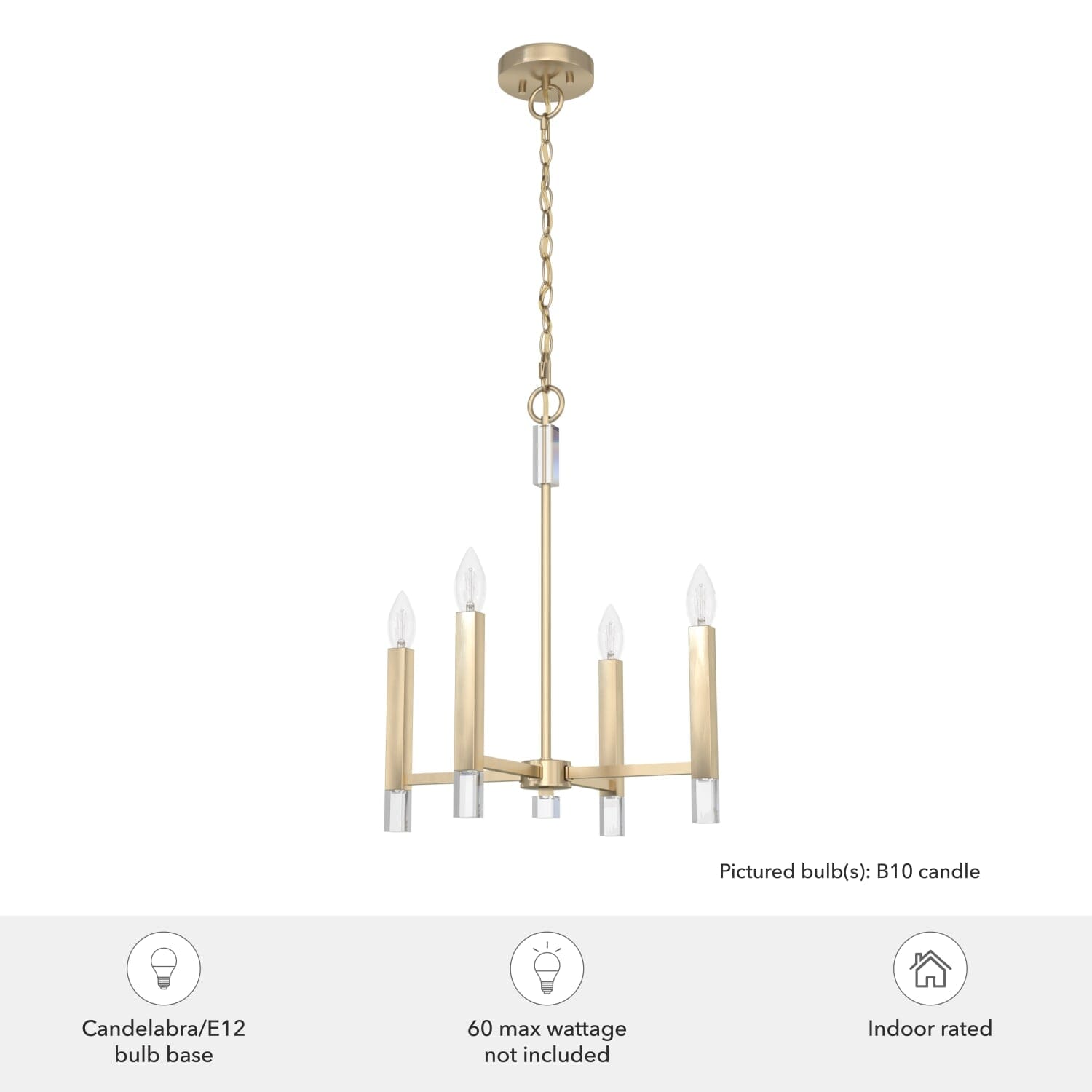 Sunjai 4 Light Pendant - Image 3