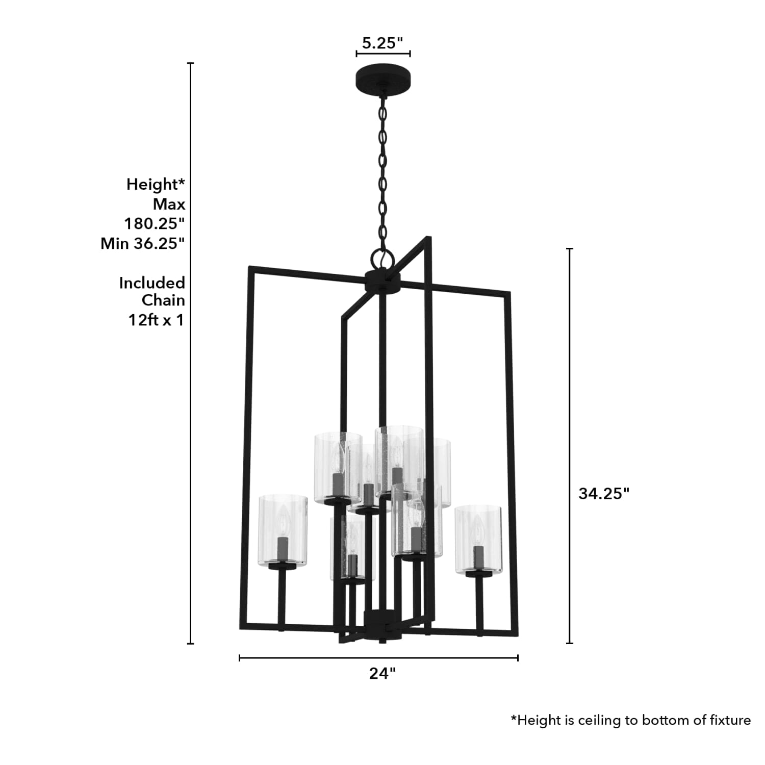 Kerrison 8 Light Large Foyer Pendant - Image 4