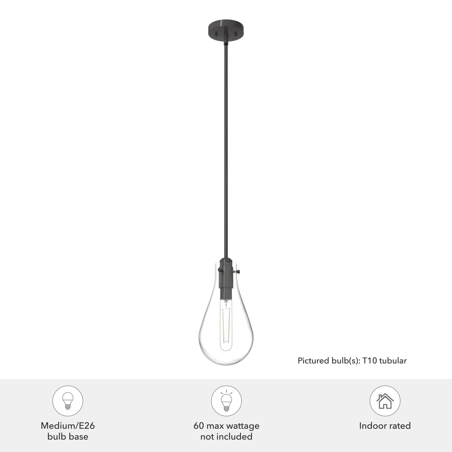 Lundin Pendant 1 Light 7 inch - Image 3