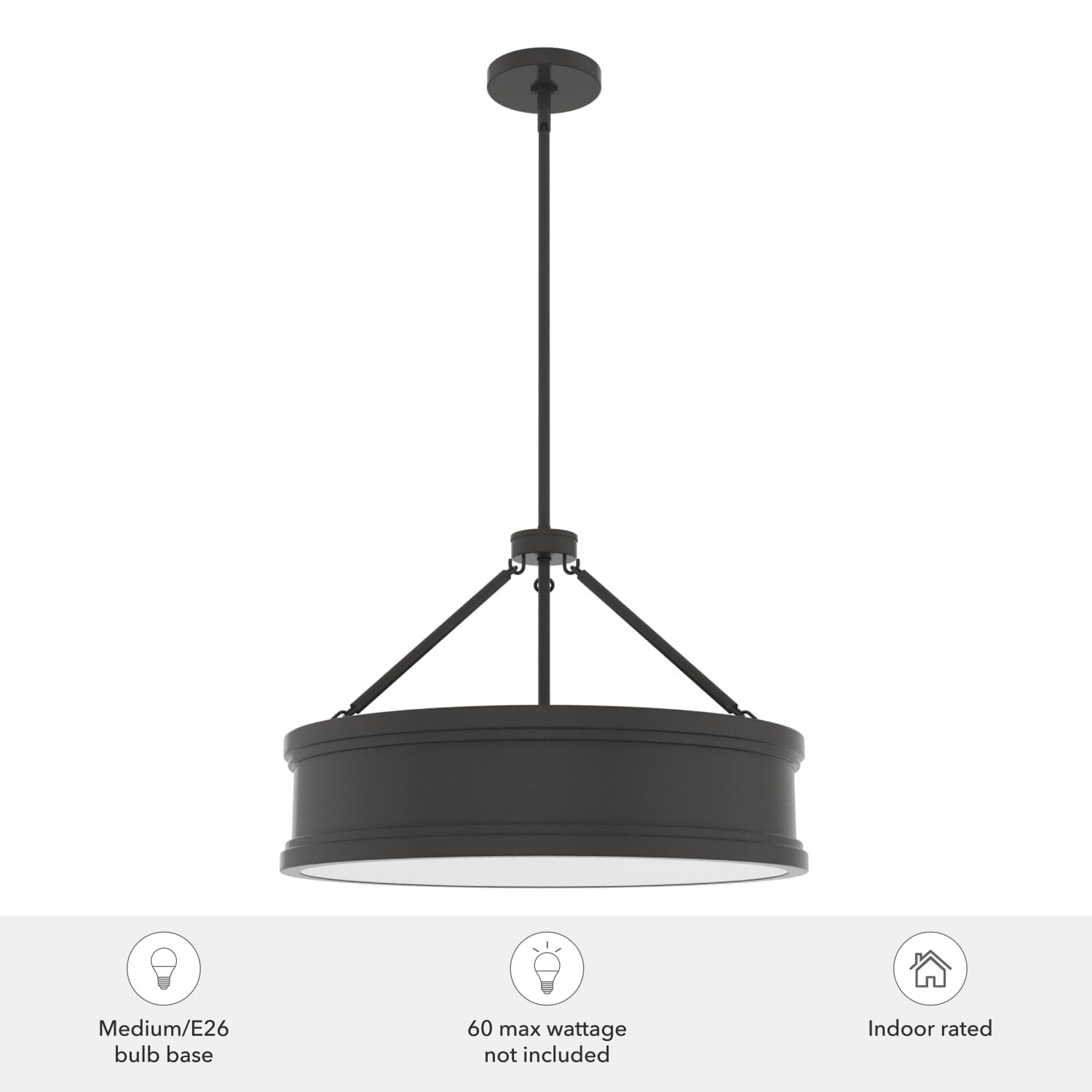Capshaw 5 Light Pendant 21 inch - Image 5