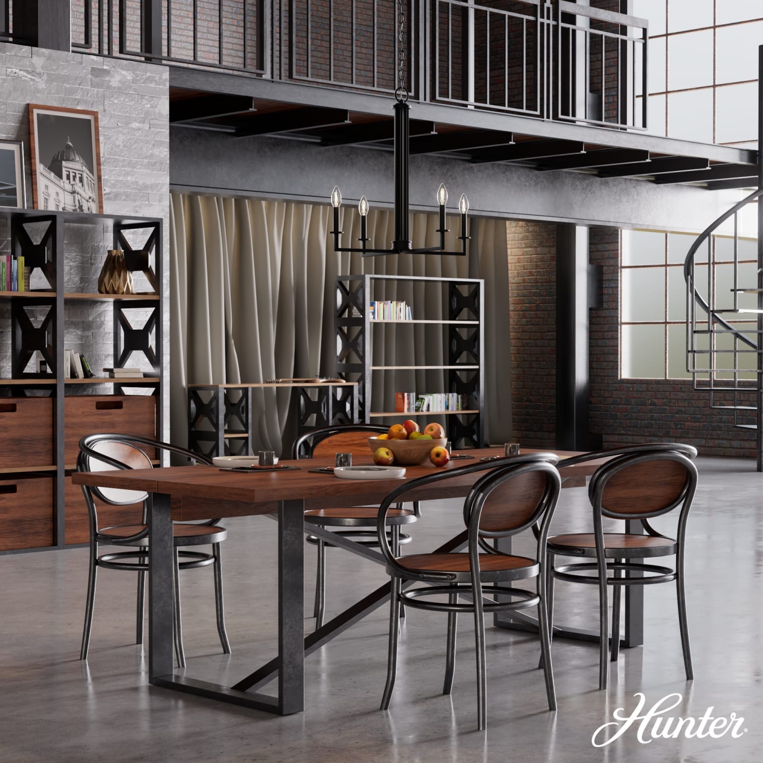 Bearden 4 Light Chandelier - Image 4