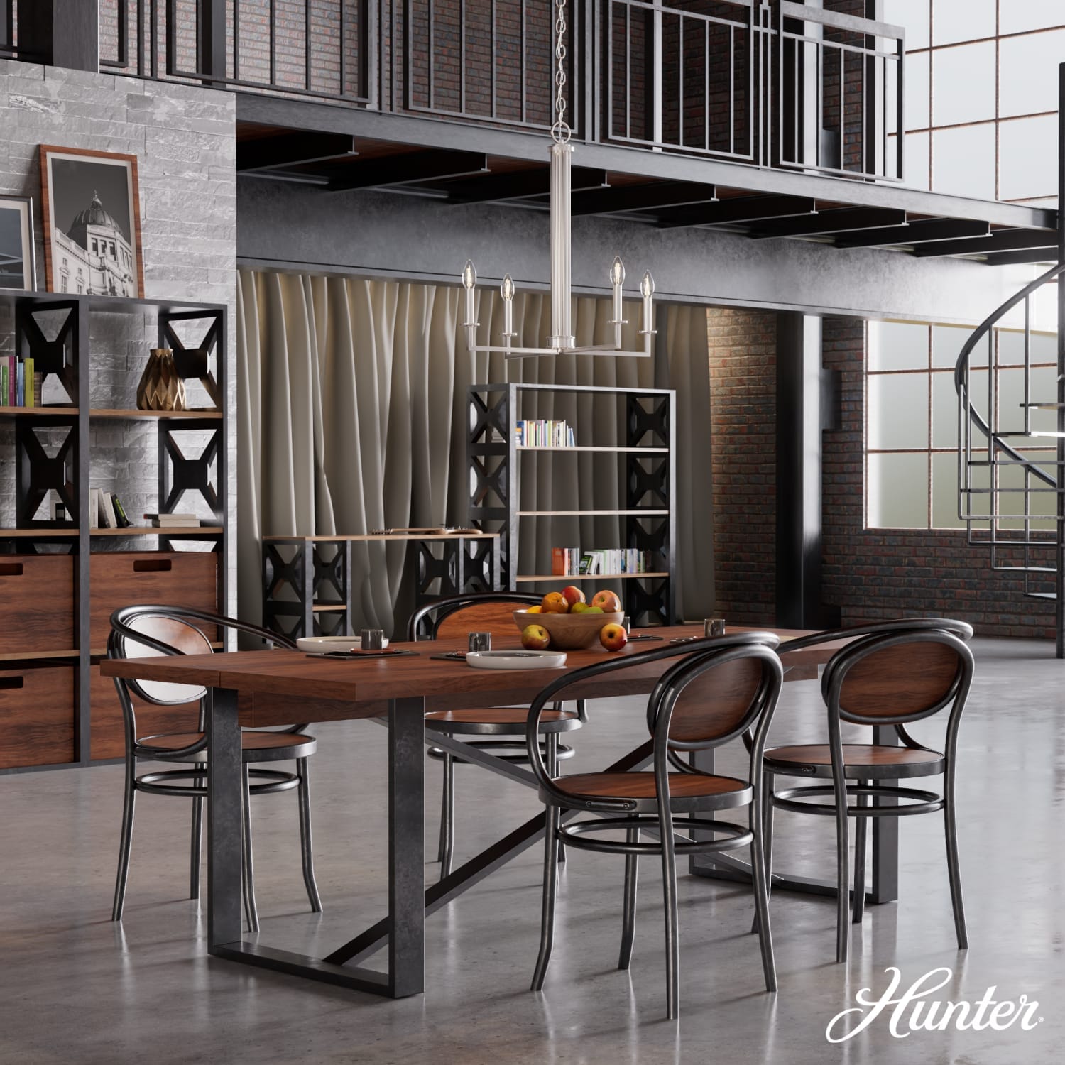 Bearden 4 Light Chandelier - Image 3