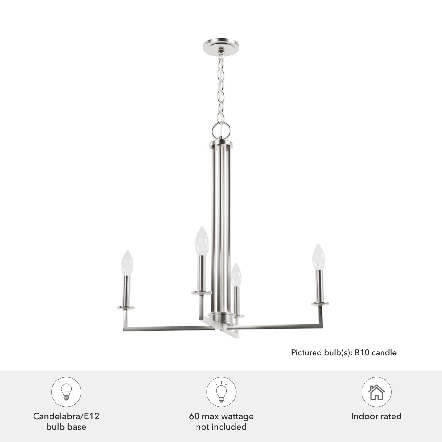 Bearden 4 Light Chandelier - Image 5
