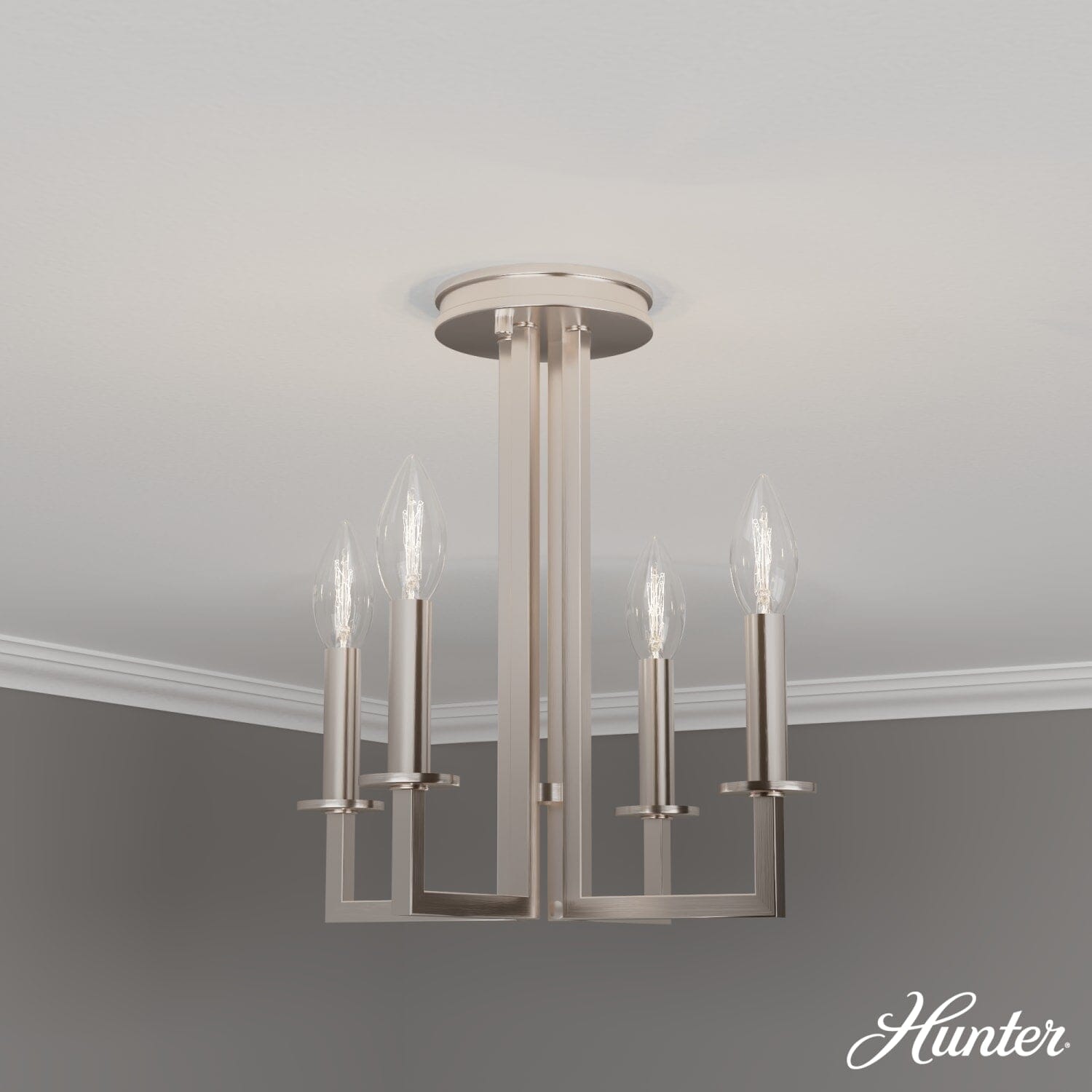 4 Light Bearden Semi-Flush Mount
