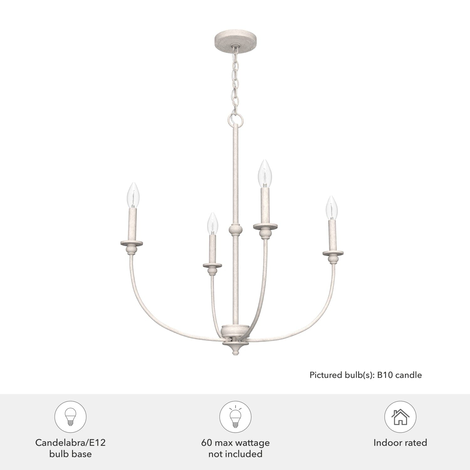 Southcrest Chandelier 4 Light 26 inch - Image 3