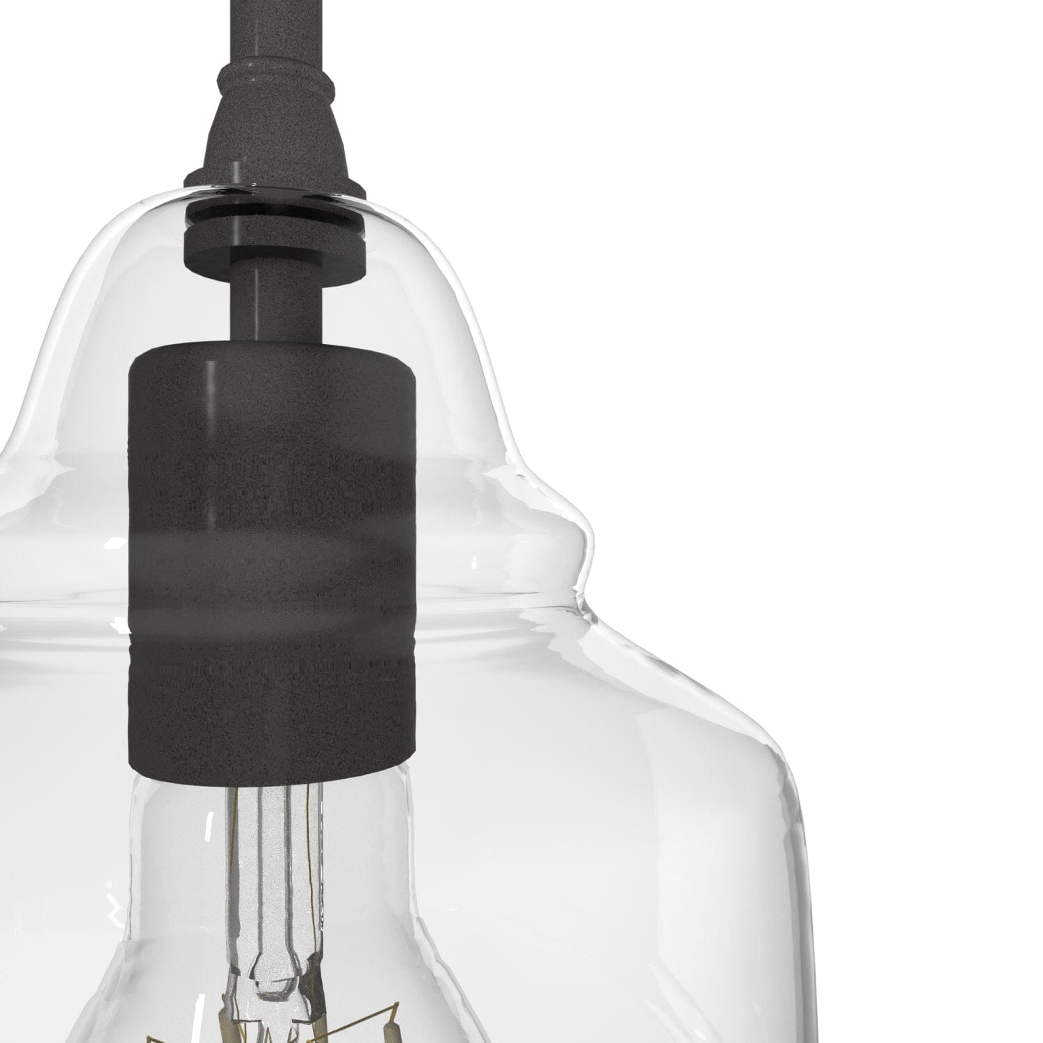 Dunshire Bell Clear Glass 1 Light 6 Inch Mini Pendant - Image 2
