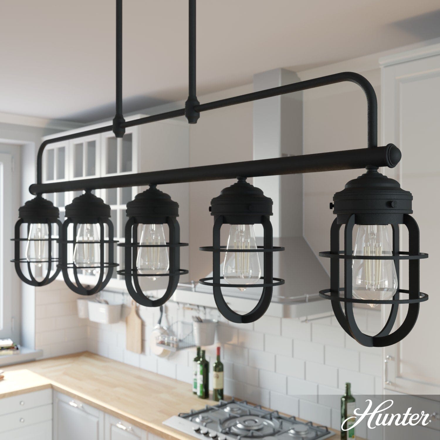 Starklake 5 Light Linear Chandelier - Image 2