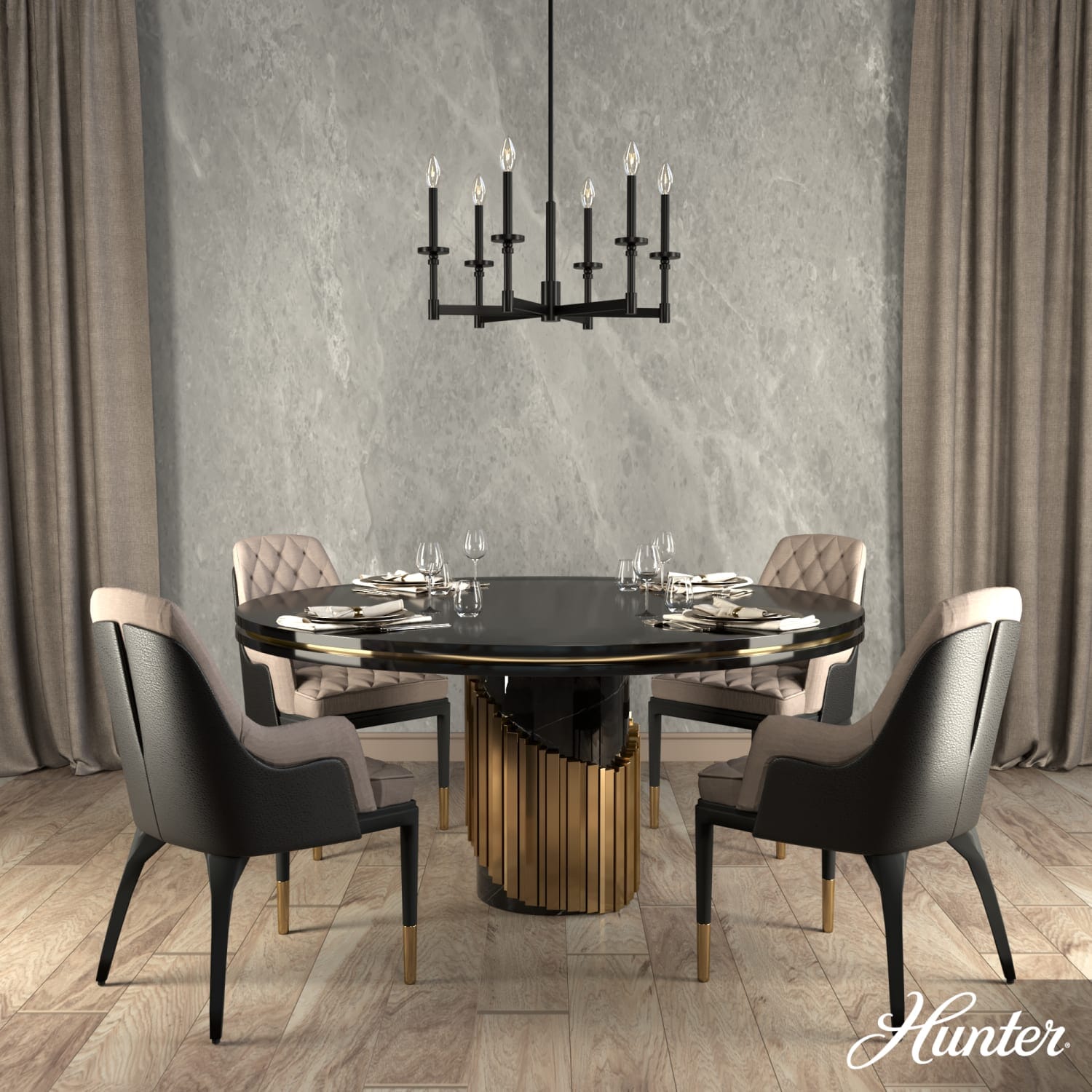 Briargrove Single Tier Chandelier - Image 2