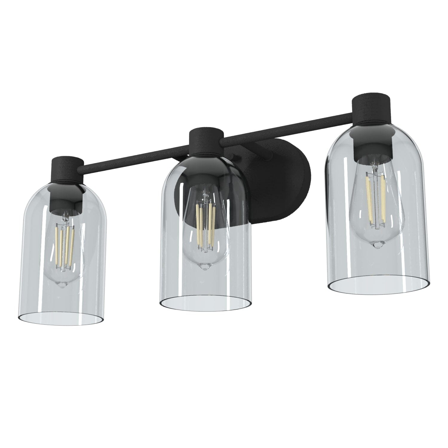 Lochemeade Smoked Glass 3 Light Vanity - Image 6