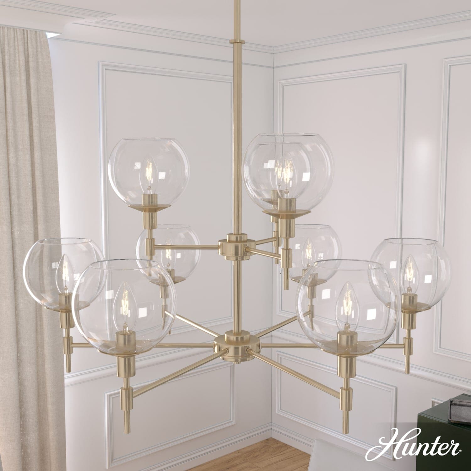 Xidane 9 Light 2 Tier Chandelier - Image 2