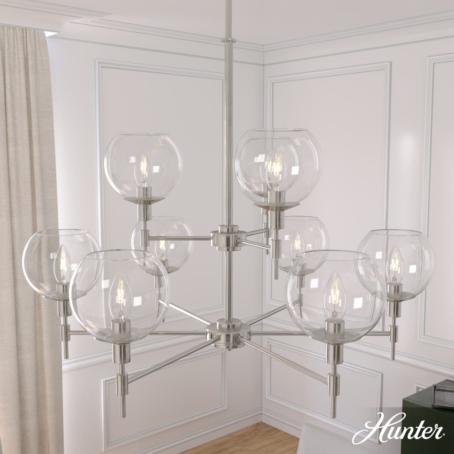 Xidane 9 Light 2 Tier Chandelier