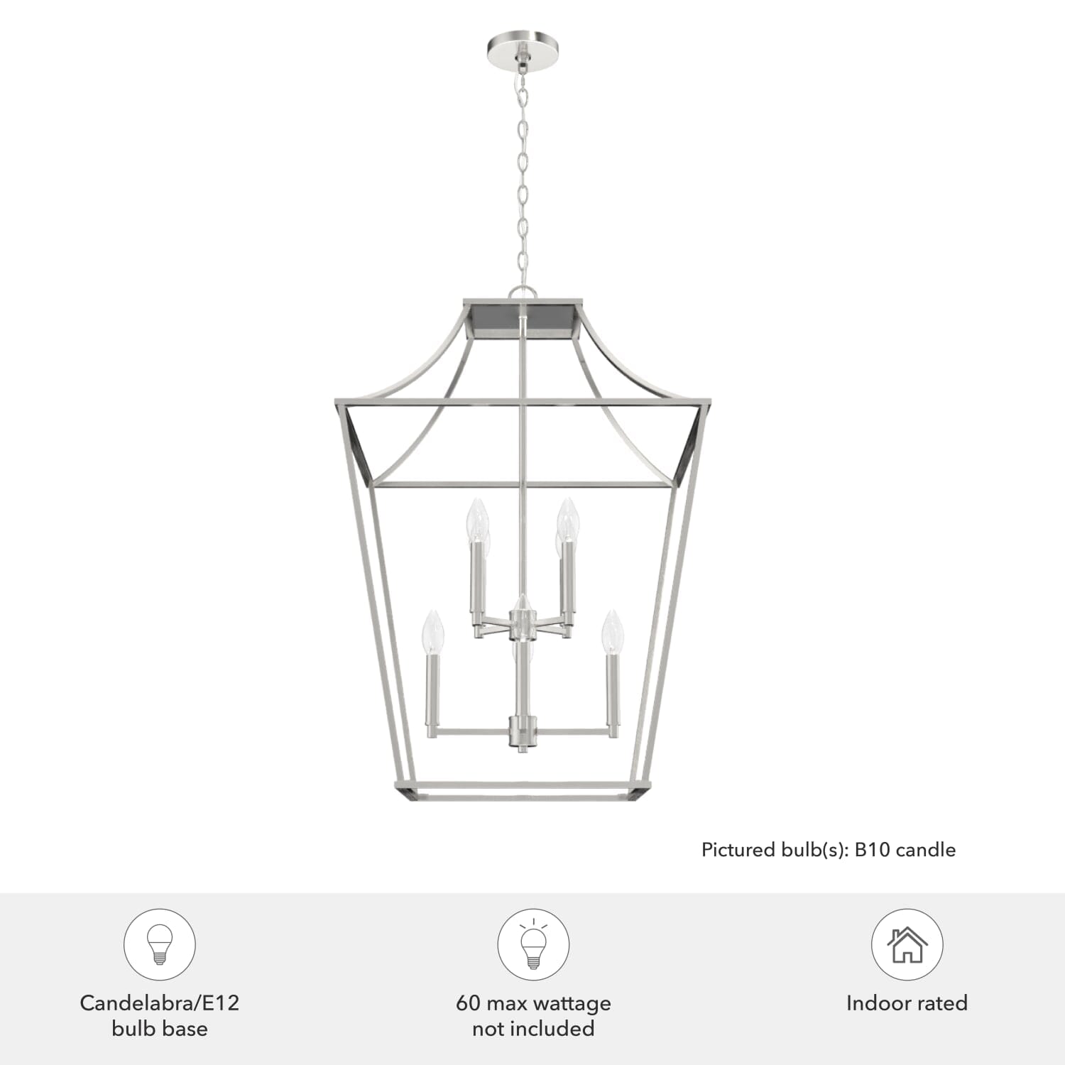 Laurel Ridge Lantern Pendant 8 Light 23 inch - Image 3