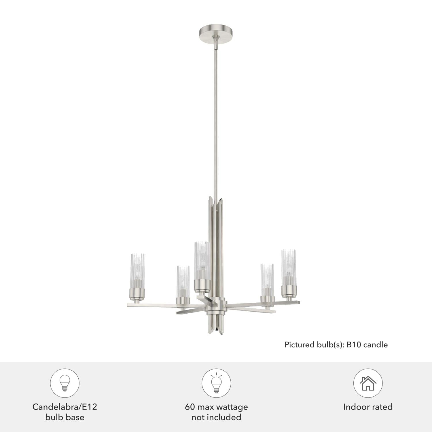 Gatz 5 Light Chandelier - Image 6